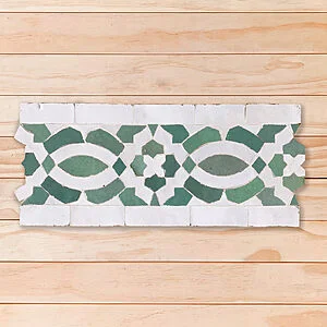 Zellige Cenefa ZCF111 11x25cm