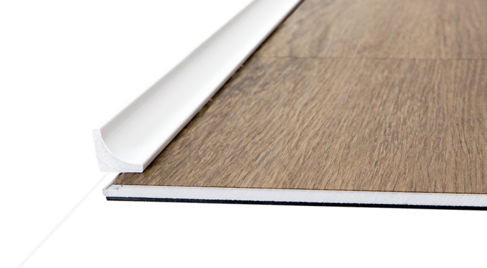 Rinconera o junquillo PS (poliestireno) blanco 2200x15x15mm