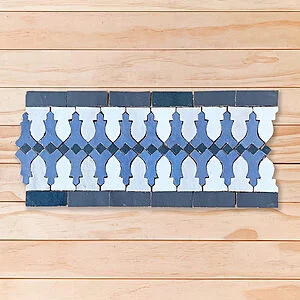 Zellige Cenefa ZCF051 14,5x31,5cm