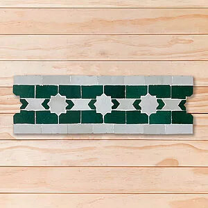 Zellige Cenefa ZCF121 9,3x31cm