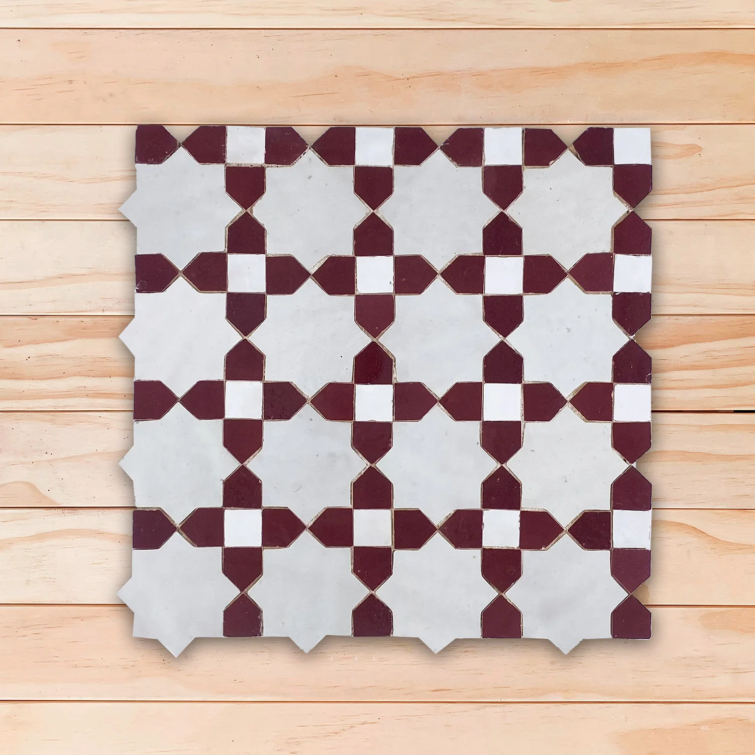 Zellige Placa "Khatim-Kmar" ZP51 28x28cm