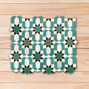 Zellige Placa "Tarsia 1" ZP161 29,5x28,5cm