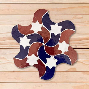 Zellige Placa "Raf Raf" ZP391 16,5x16,5cm