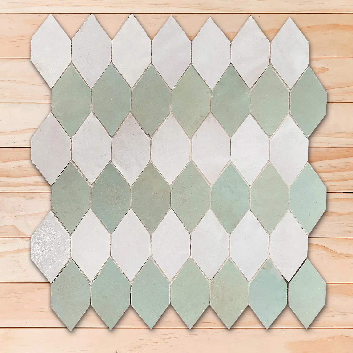 Zellige Placa "Seft Mchawak 1" ZP321 18,5x20cm