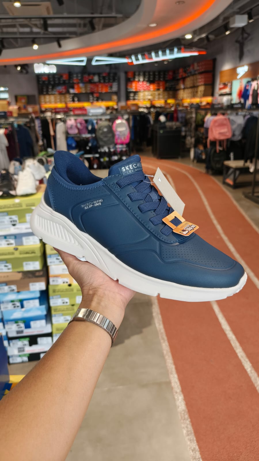 Skechers Slip-Ins Uno Lite Men's Sneaker - Navy