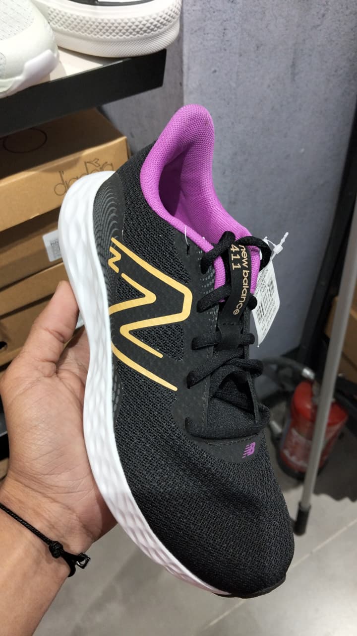 Sepatu Running Wanita New Balance 413 Black Purple Original W411RC3