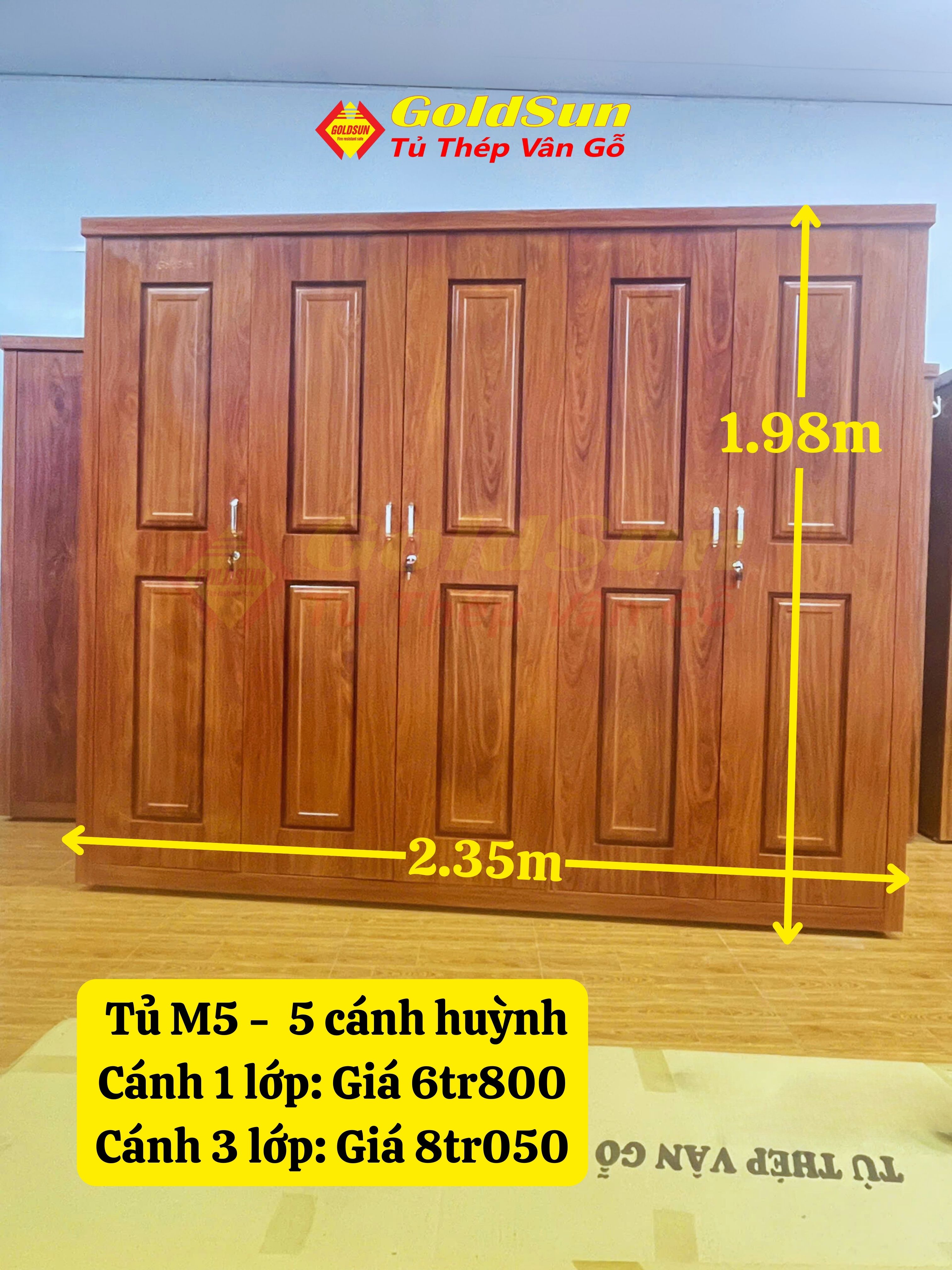Tủ M5-5 Cánh Huỳnh