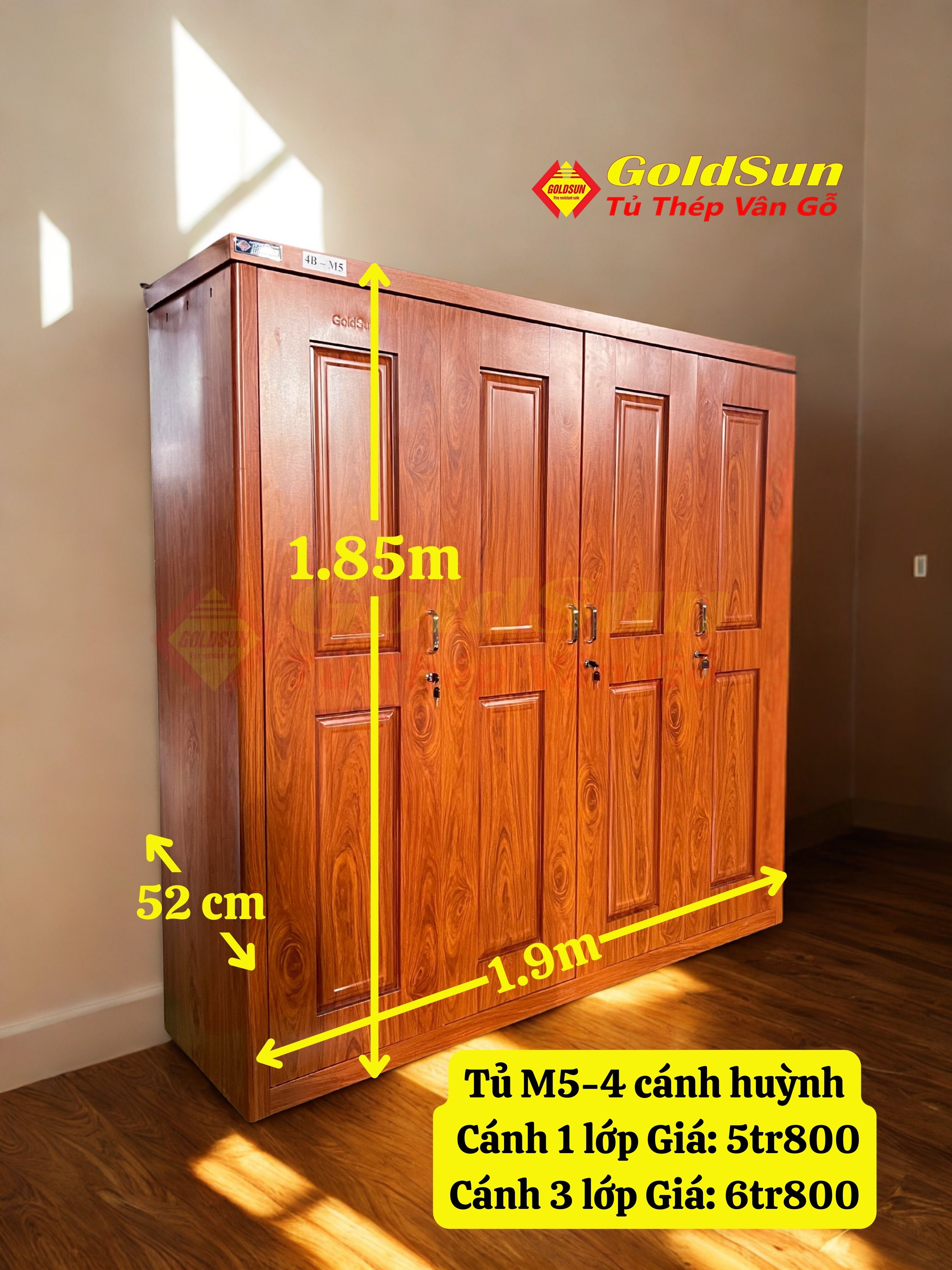 Tủ M5-4 Cánh Huỳnh