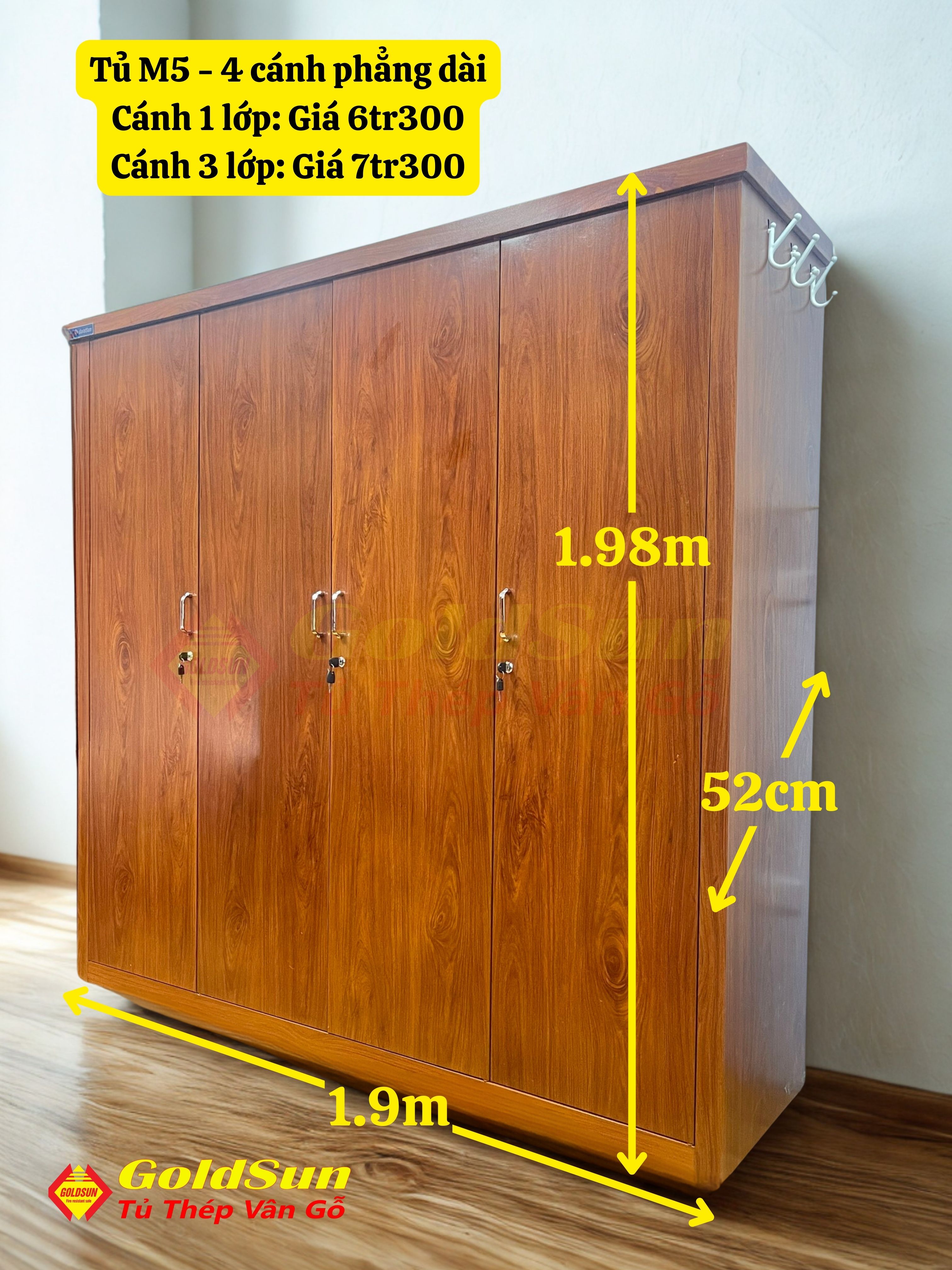 Tủ M5-4 Cánh Phẳng