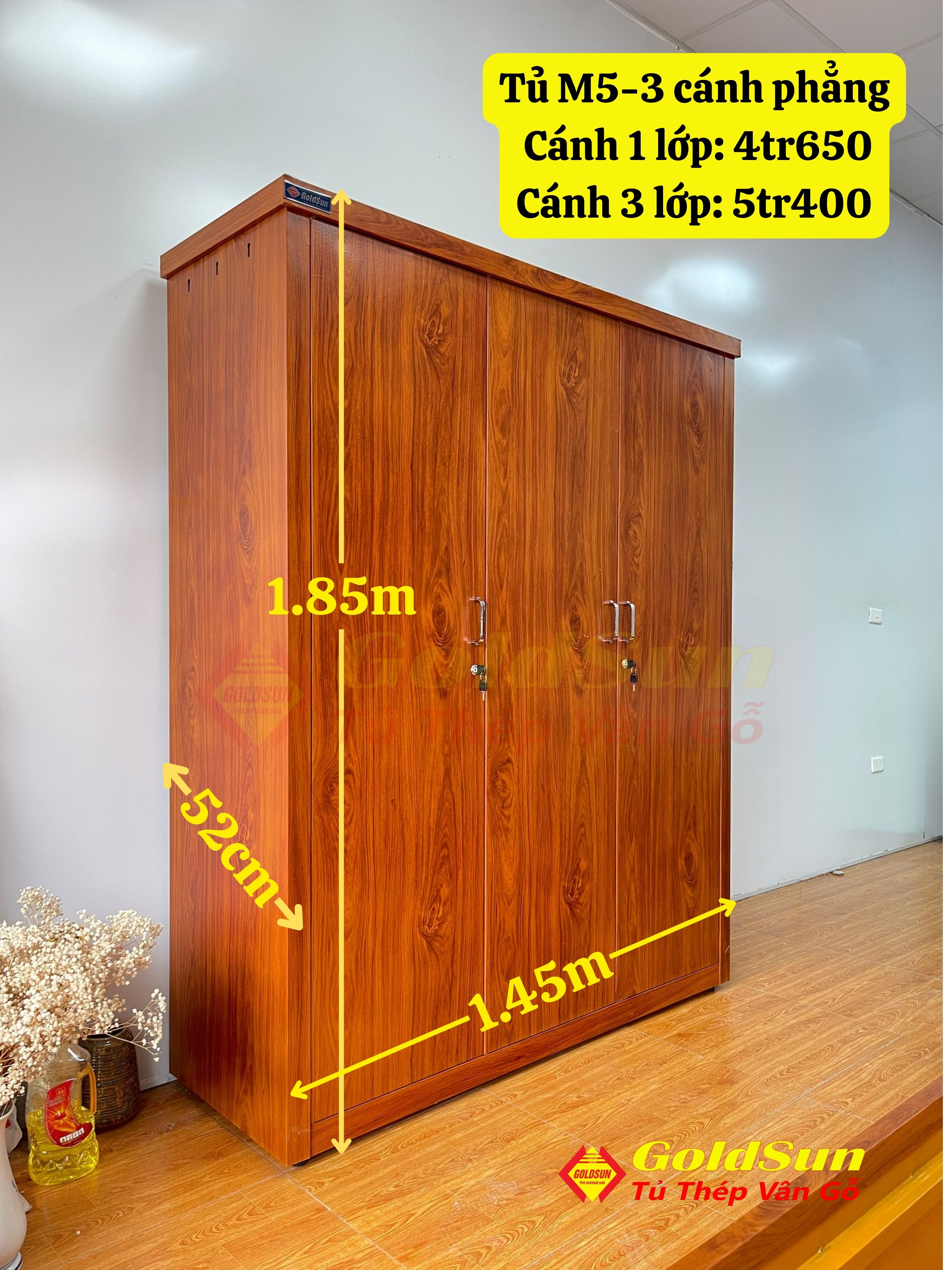 Tủ M5-3 Cánh Phẳng