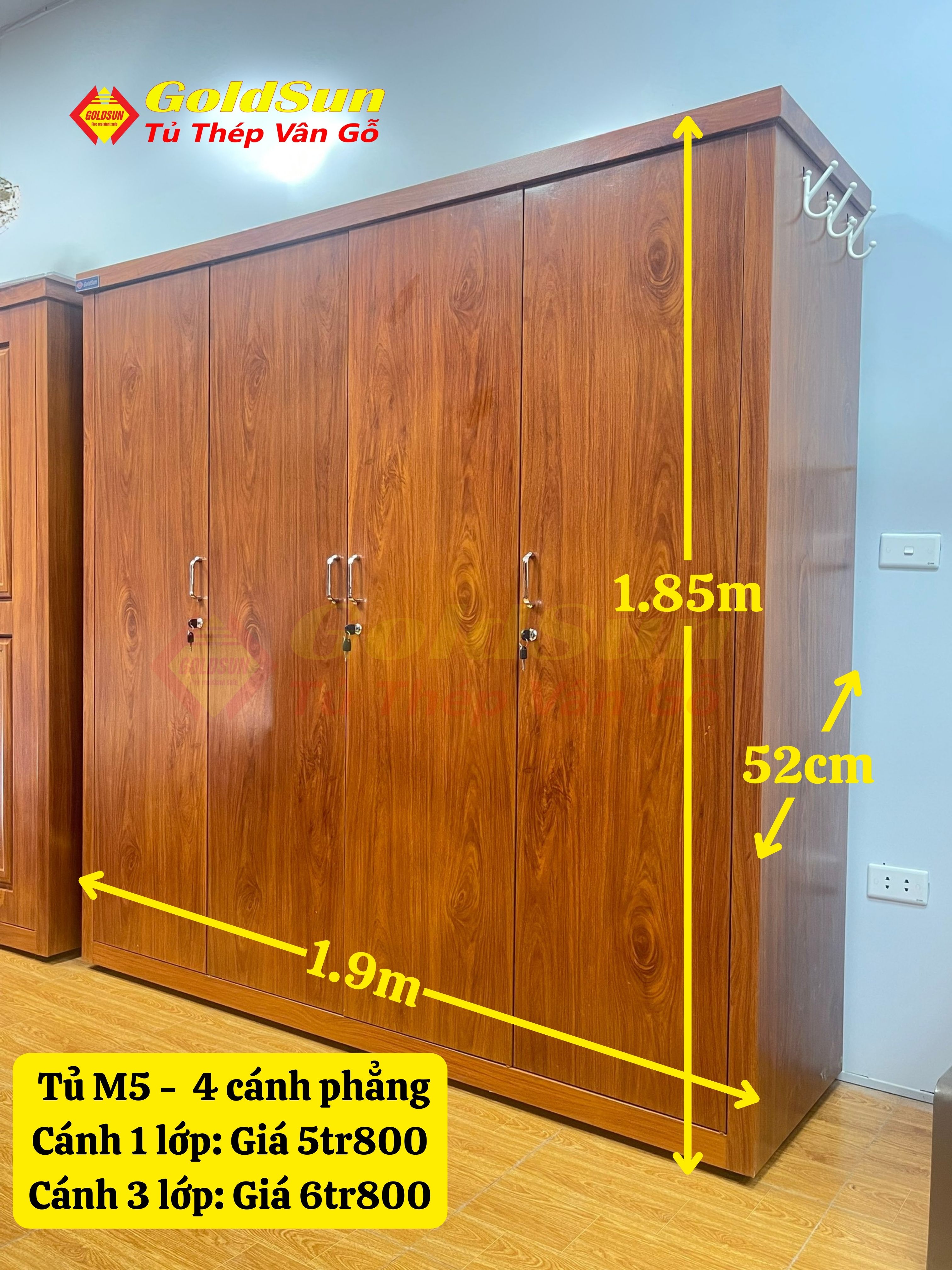 Tủ M5-4 Cánh Phẳng