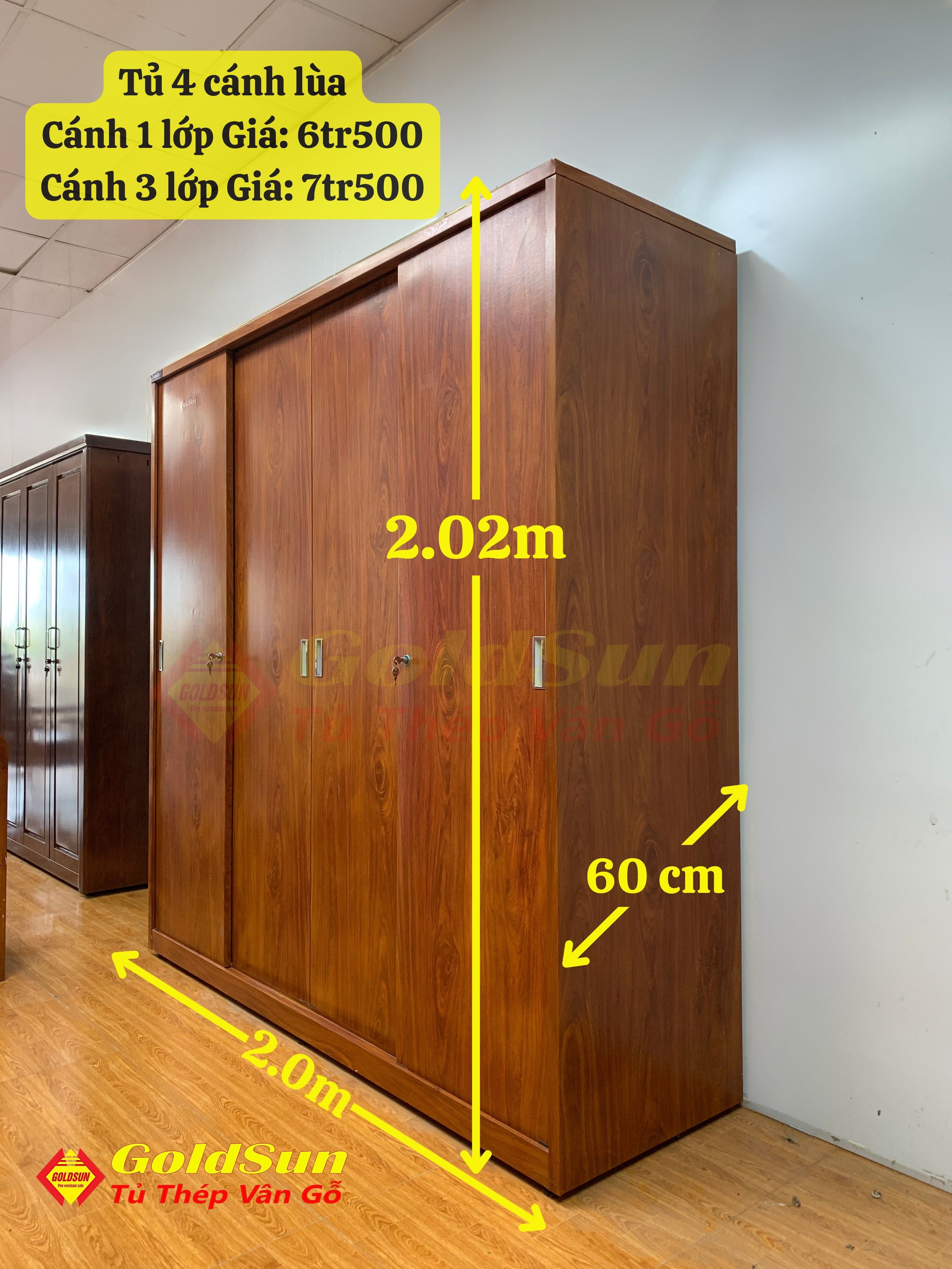 Tủ M5-4 Cánh Lùa