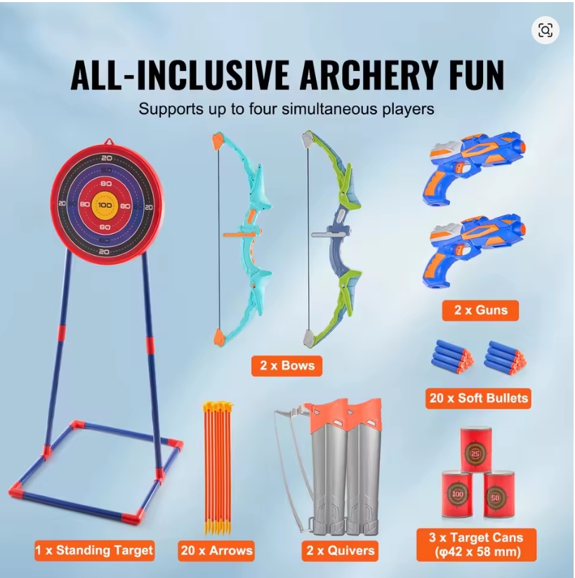 Kit de jeu de tir pour enfants