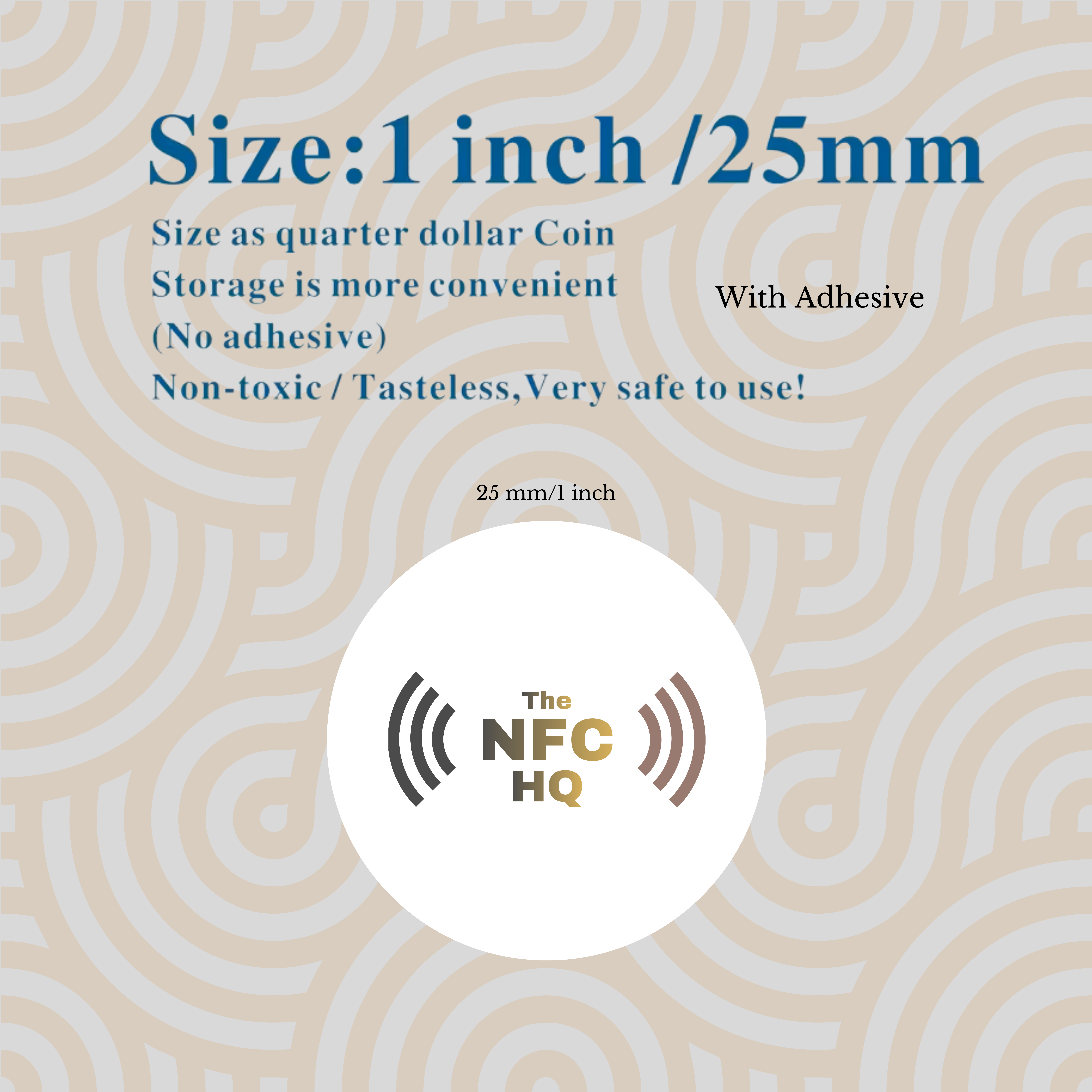 Sticky NFC Coin