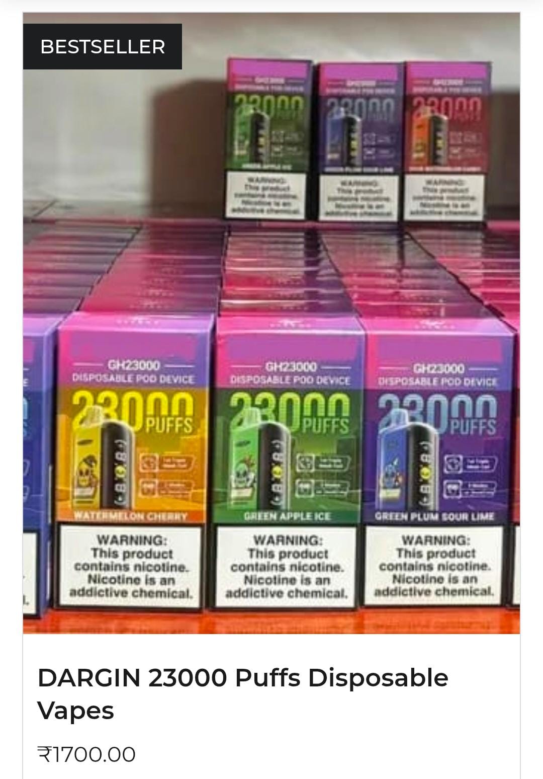 DARGIN 23000 Puffs Disposable Vape