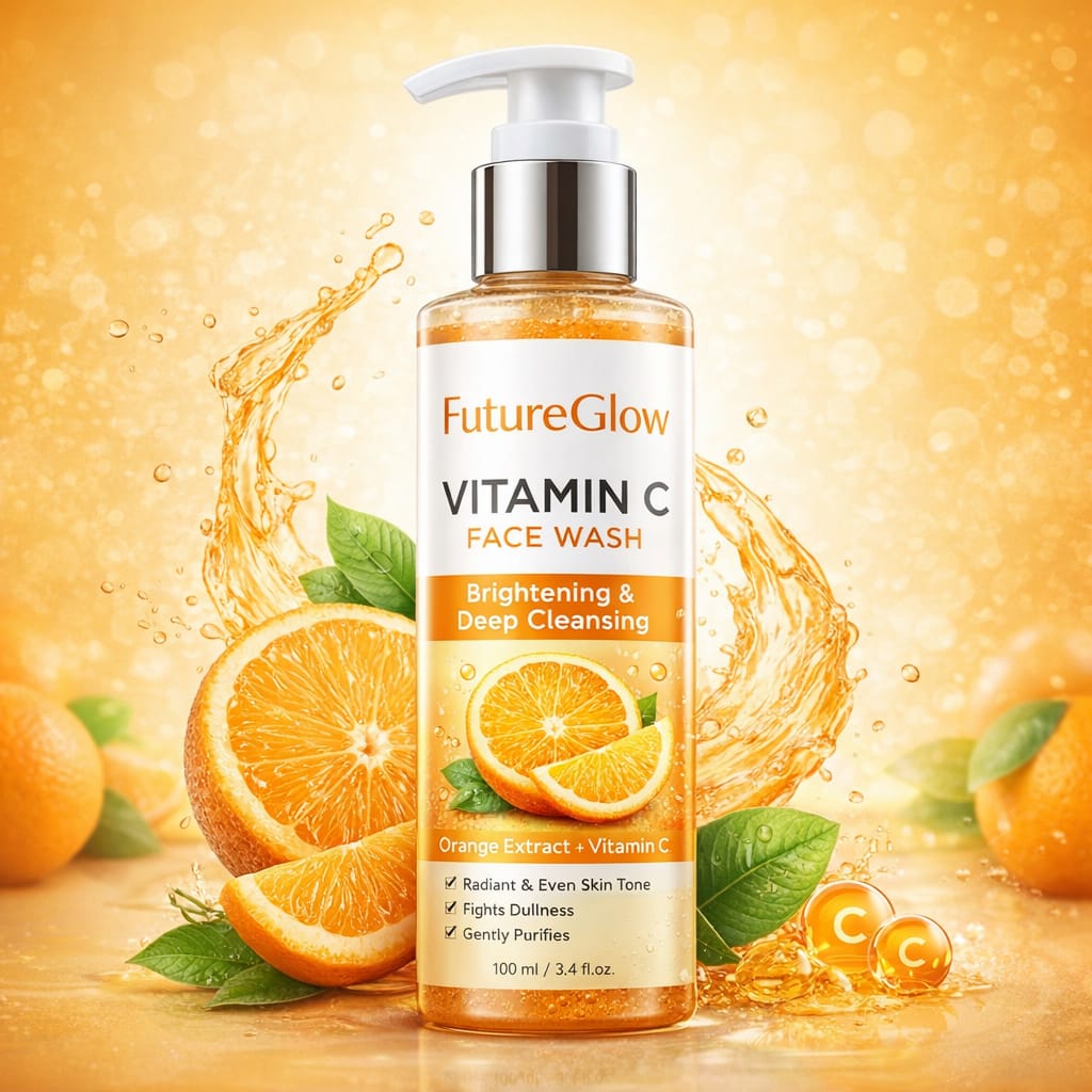 Futureglow Vitamin C Face Wash – Brightening & Anti-Dullness Cleanser