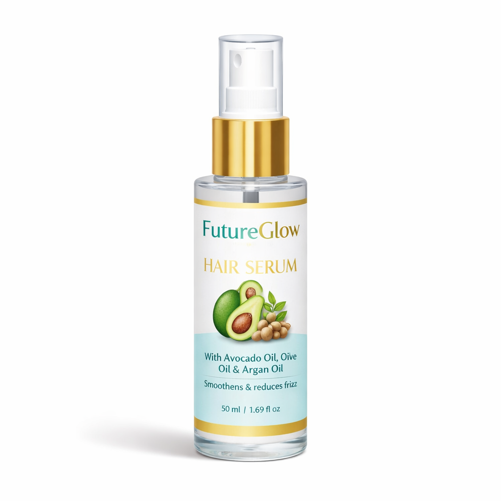 FutureGlow Hair Serum – Smooth, Shiny & Frizz Control Hair Serum