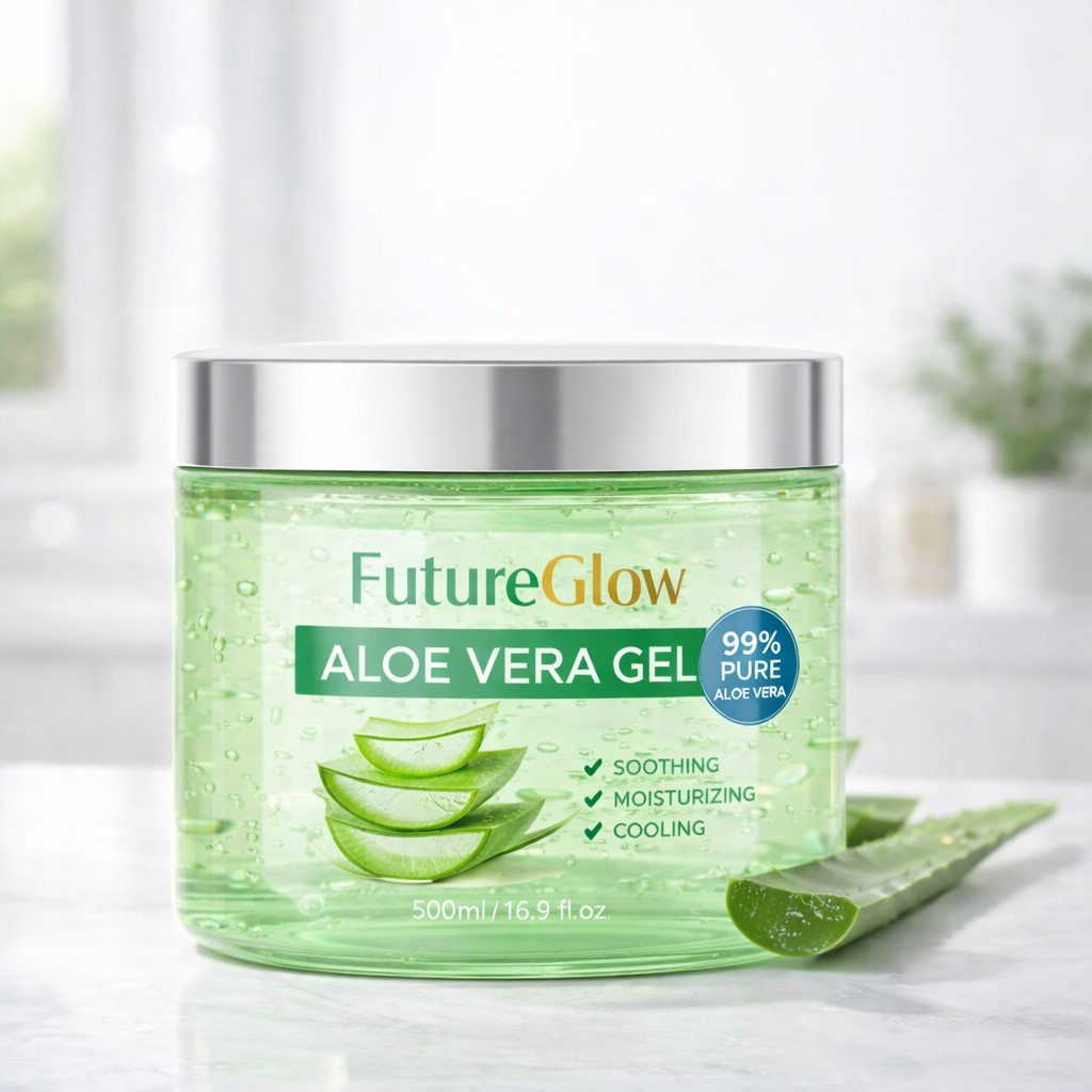 Future Glow Aloe Vera Gel for Glowing Skin & Healthy Hair