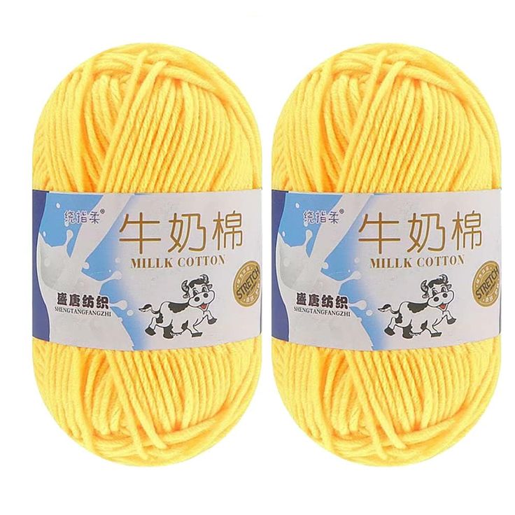 Milk Cotton Yarn 50g (2 x 50g) 5Ply
