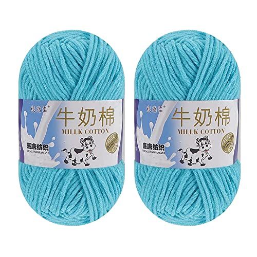 Milk Cotton Yarn 50g (2 x 50g) 5Ply