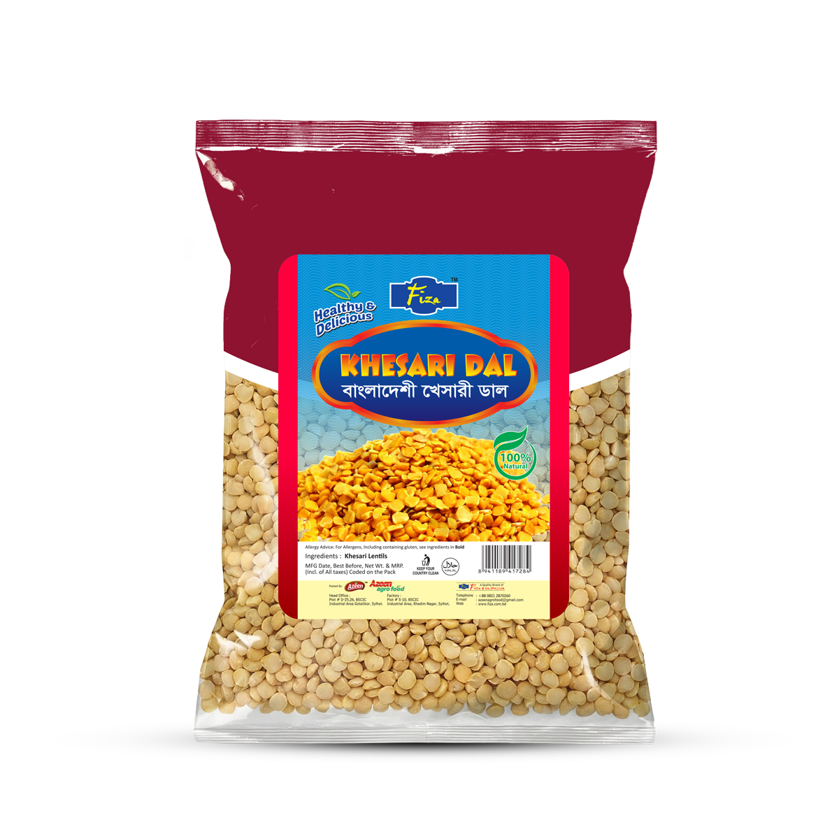 Fiza Healthy & Delicious Bangladeshi Khesari Dal – 900g