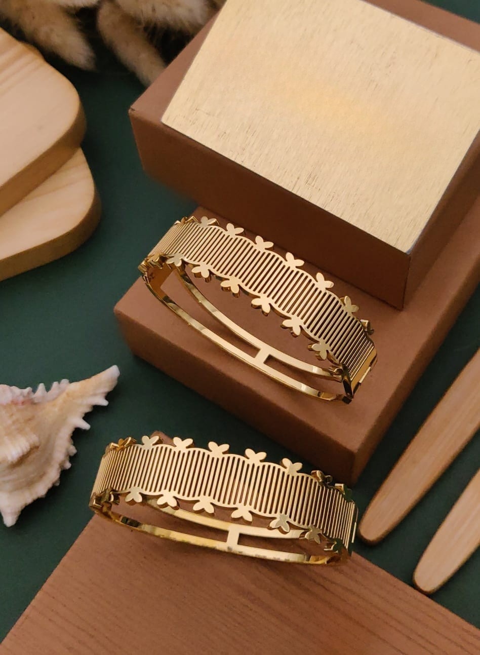 Elegant Gold Bangles