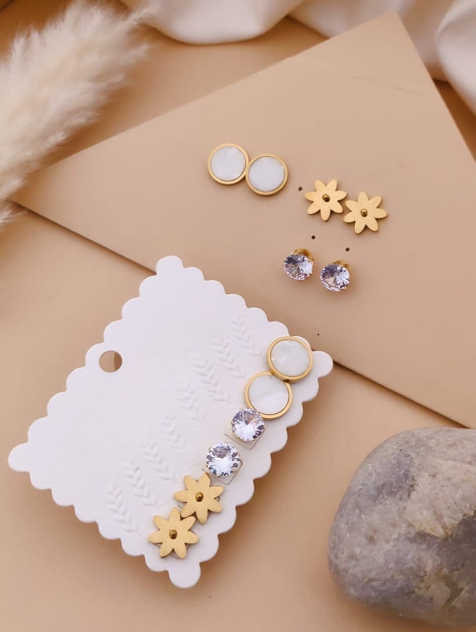 Elegant Stud Earring Set