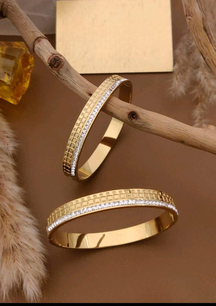 Elegant Gold Plated Bangles