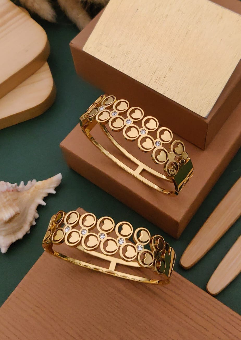 Gold Plated Designer Bangles