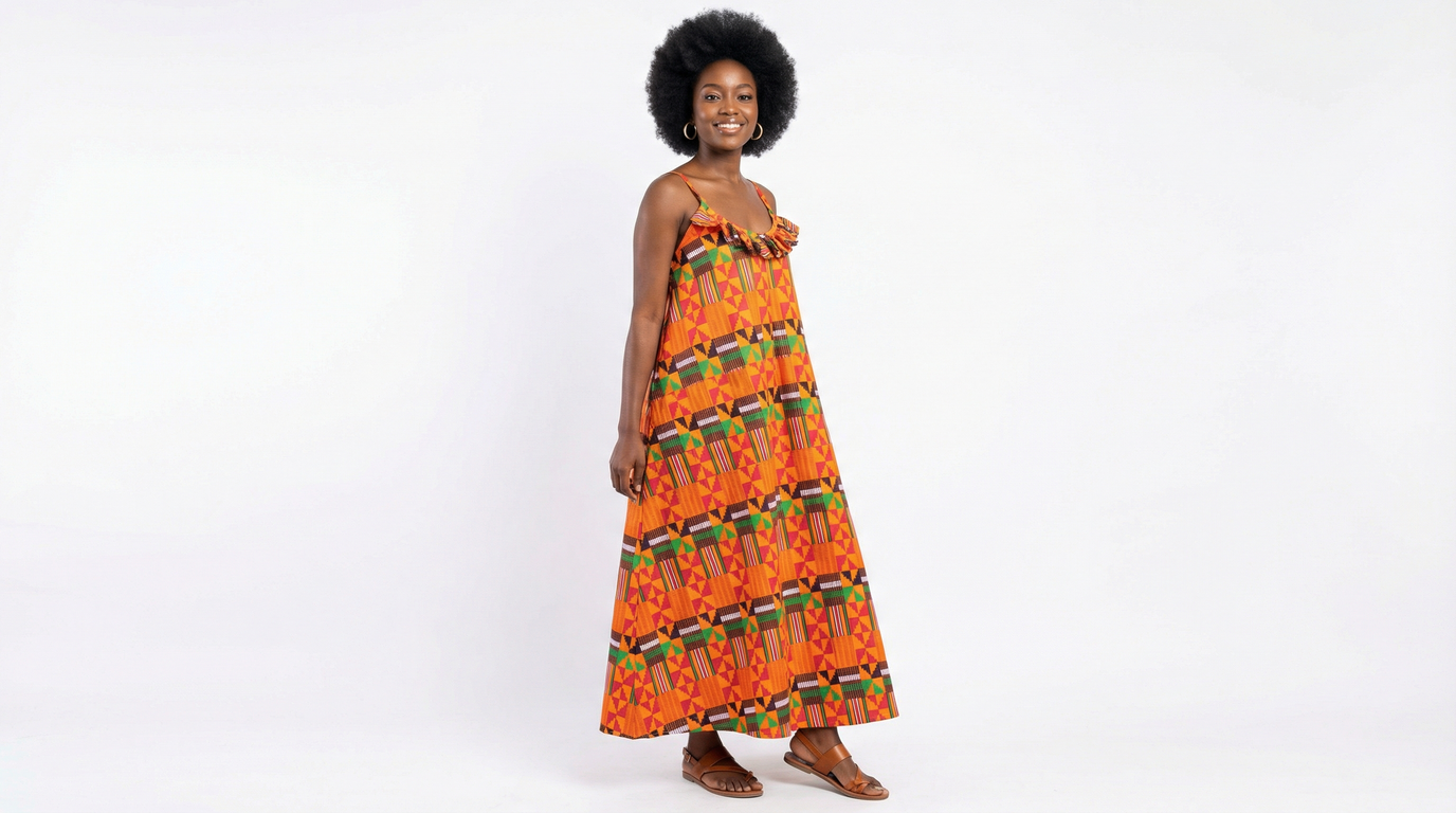 Robe longue africaine