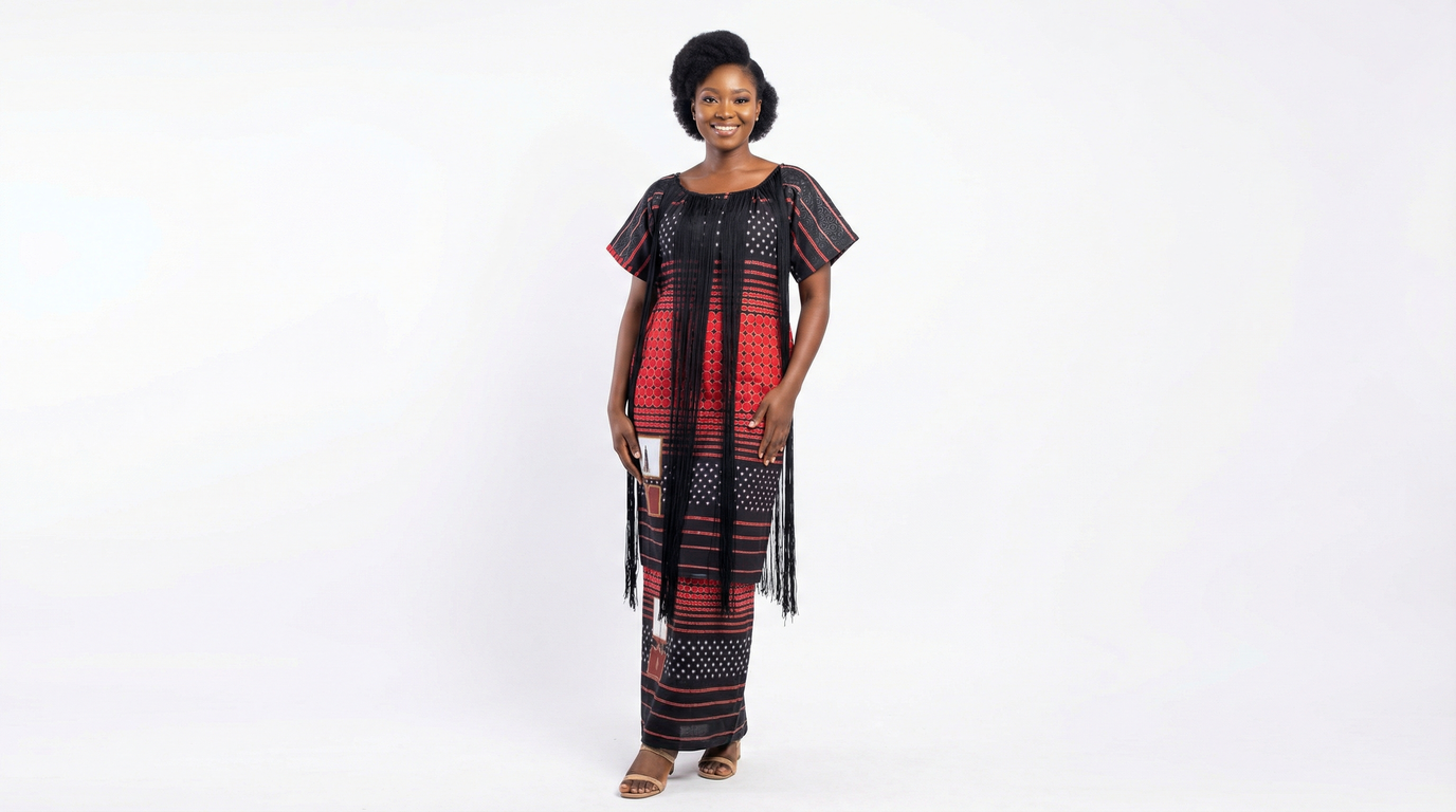 Robe africaine à motifs