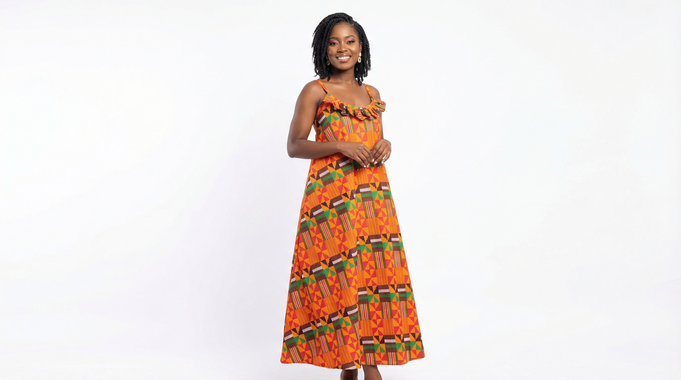 Robe longue africaine