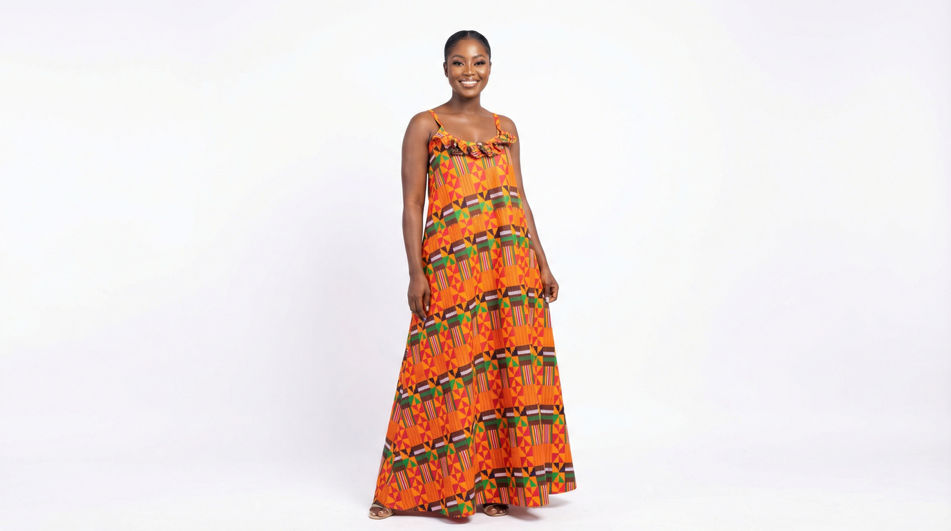 Robe longue africaine