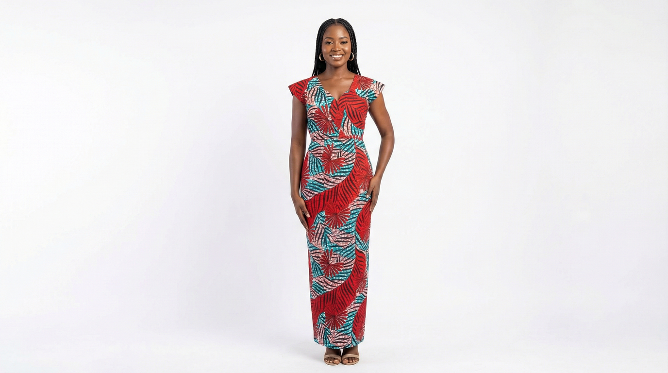 Robe longue africaine