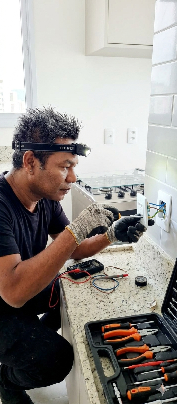 SERVIÇOS ELETRICOS TROCA DE TOMADAS E INTERRUPTORES 