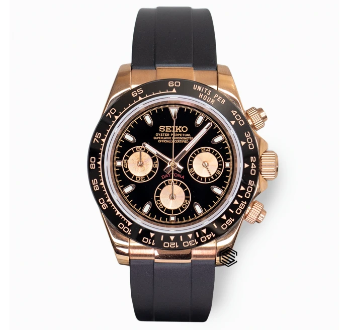 Seiko Chronograph Luxury Watch - Gold