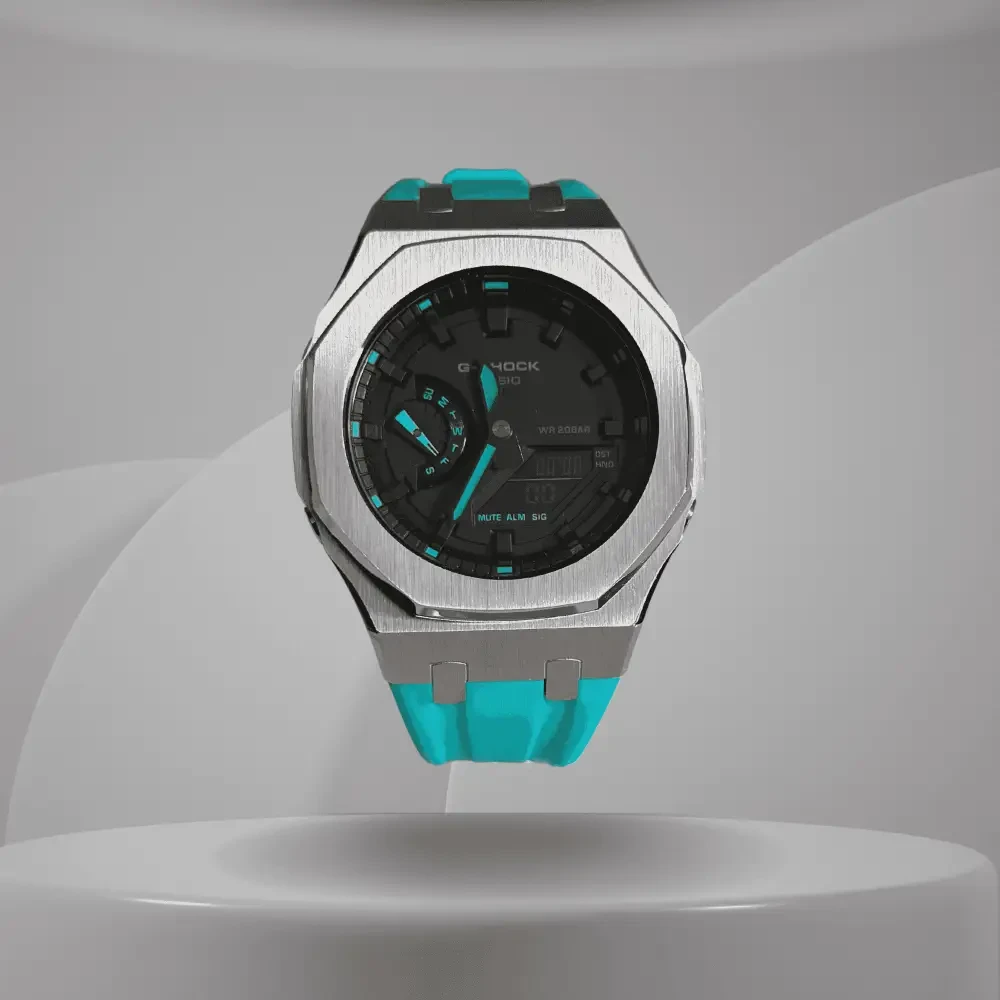 G-Shock Steel Watch - Turquoise