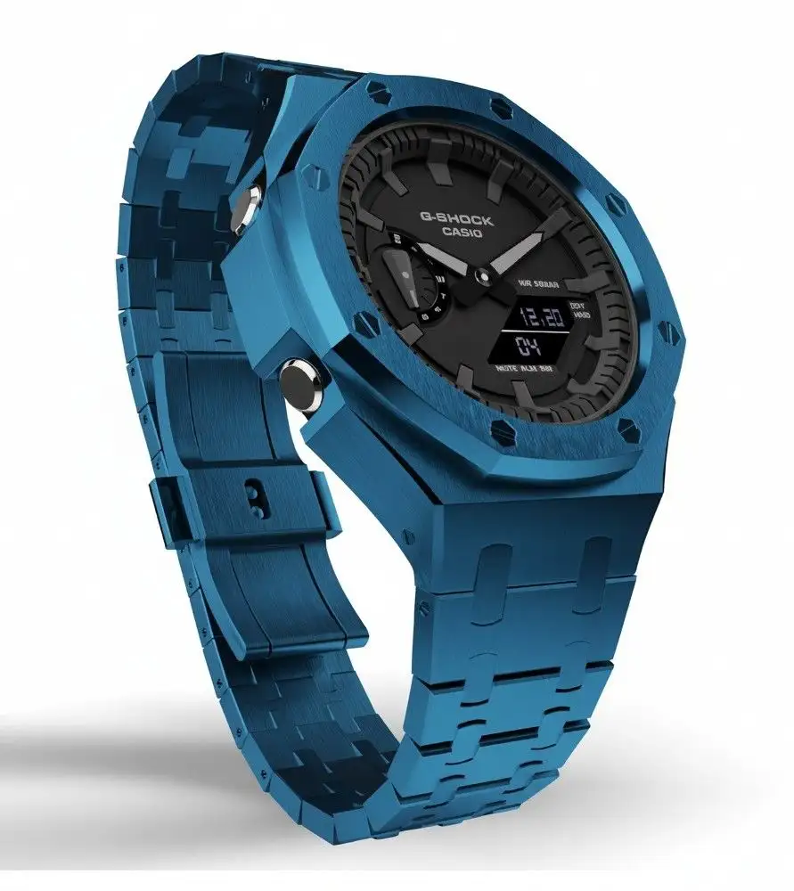 G-Shock Casio Blue Metal Watch