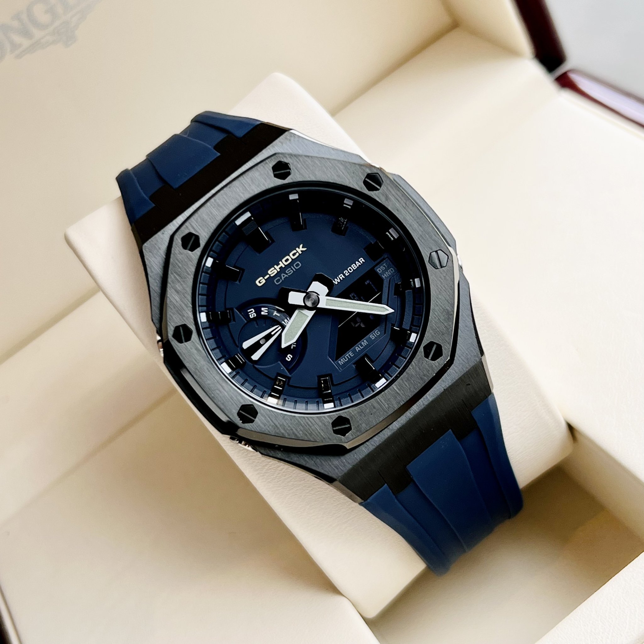 G-Shock Octagonal Blue Watch - Navy edition 
