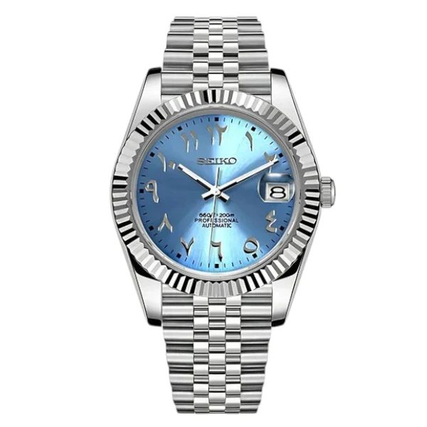 Seiko Blue Dial Arabic Watch