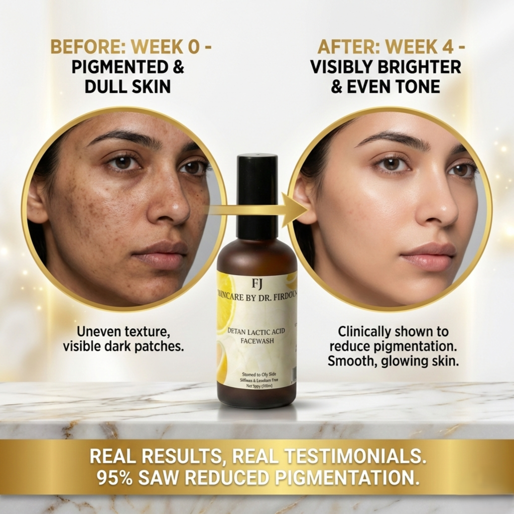 Detan Lactic Acid Facewash