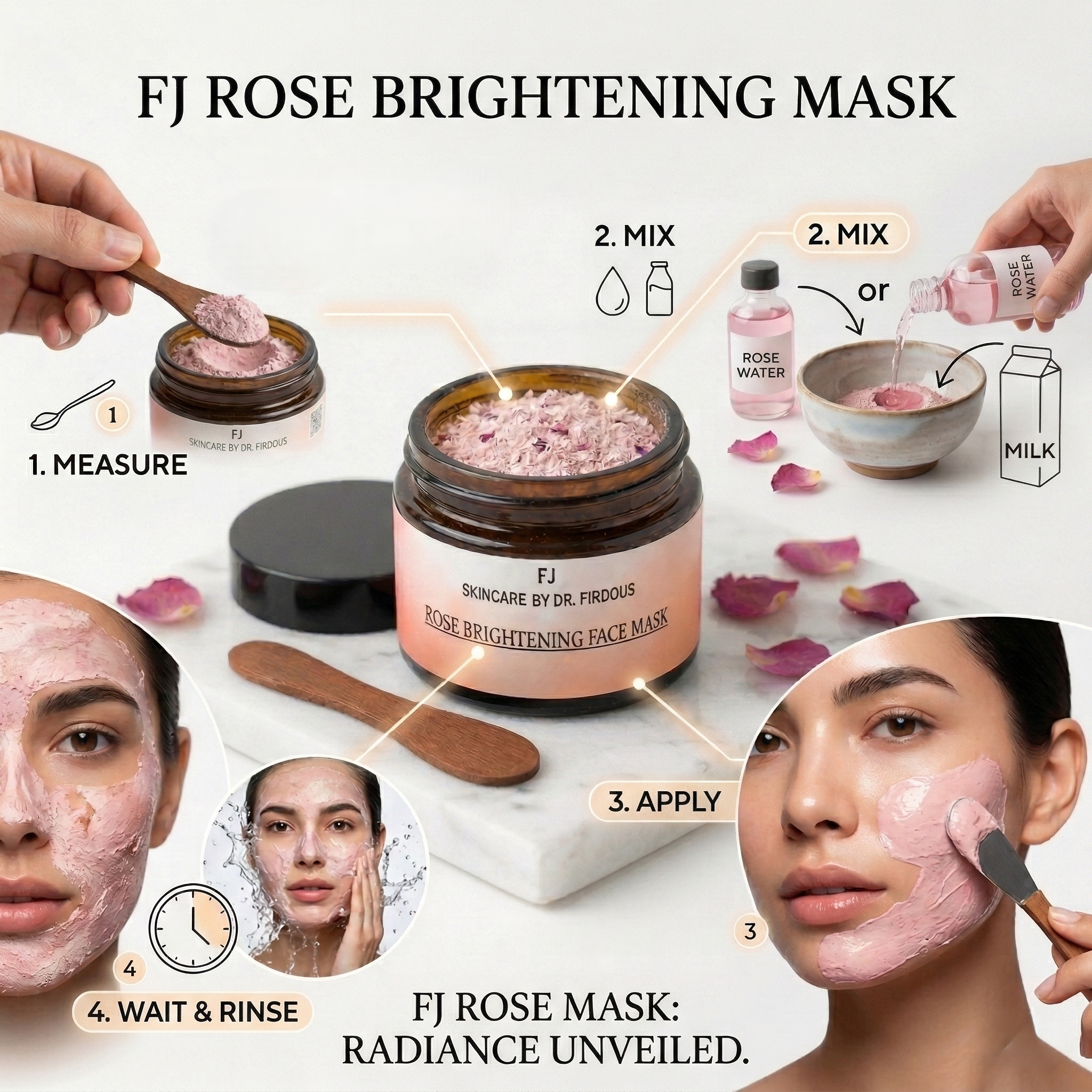 Rose Brightening Face Mask 