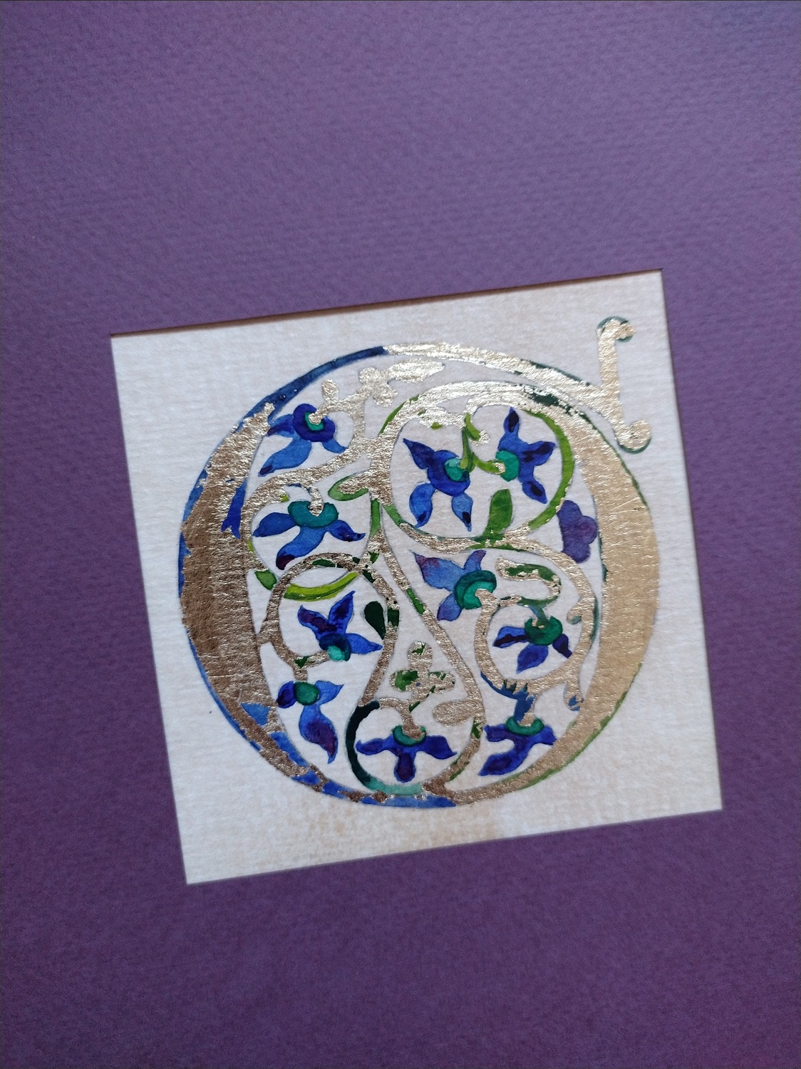 O vieilli aux fleurs bleues