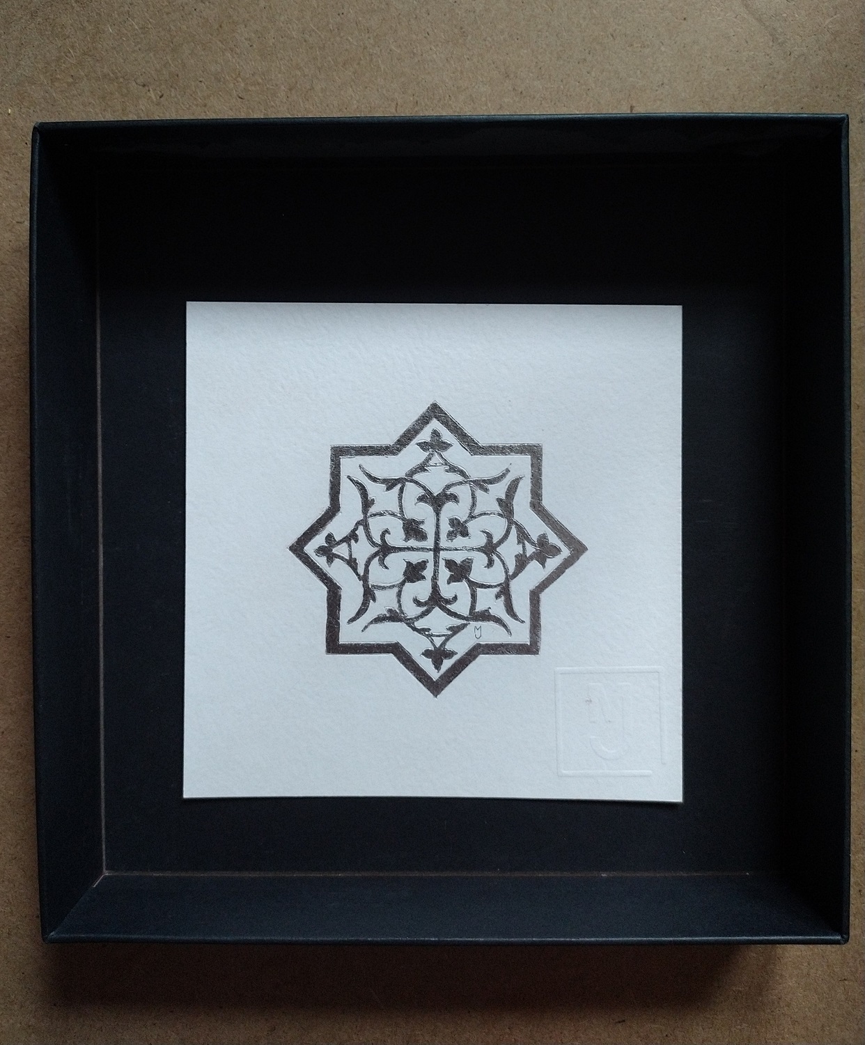 Flocon médiéval argenté