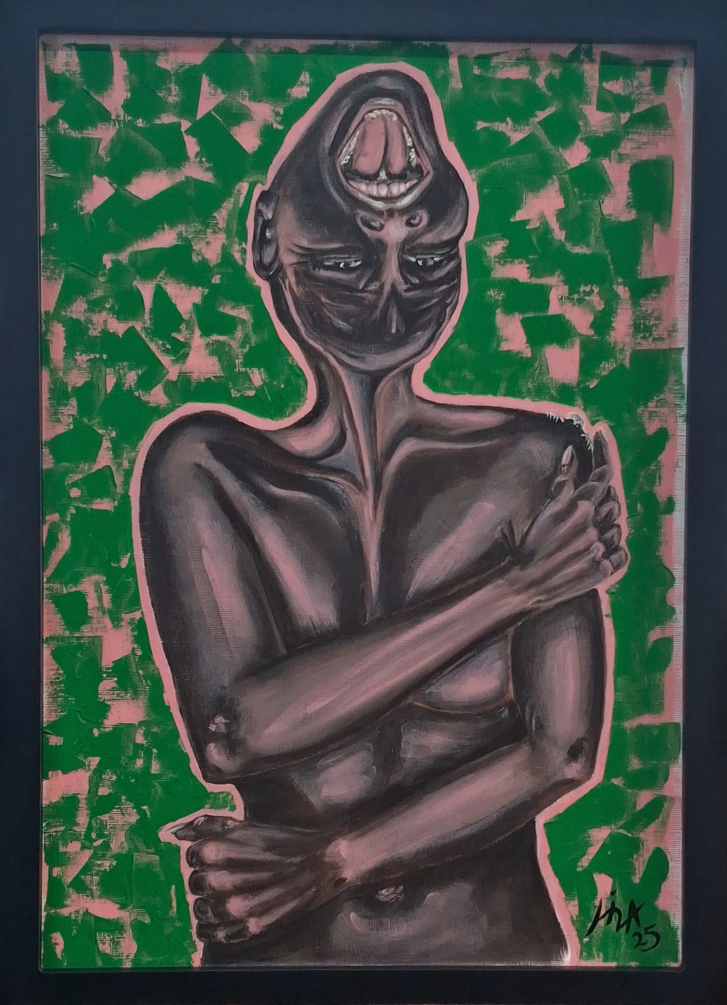"Be kind to yourself" original oil painting 