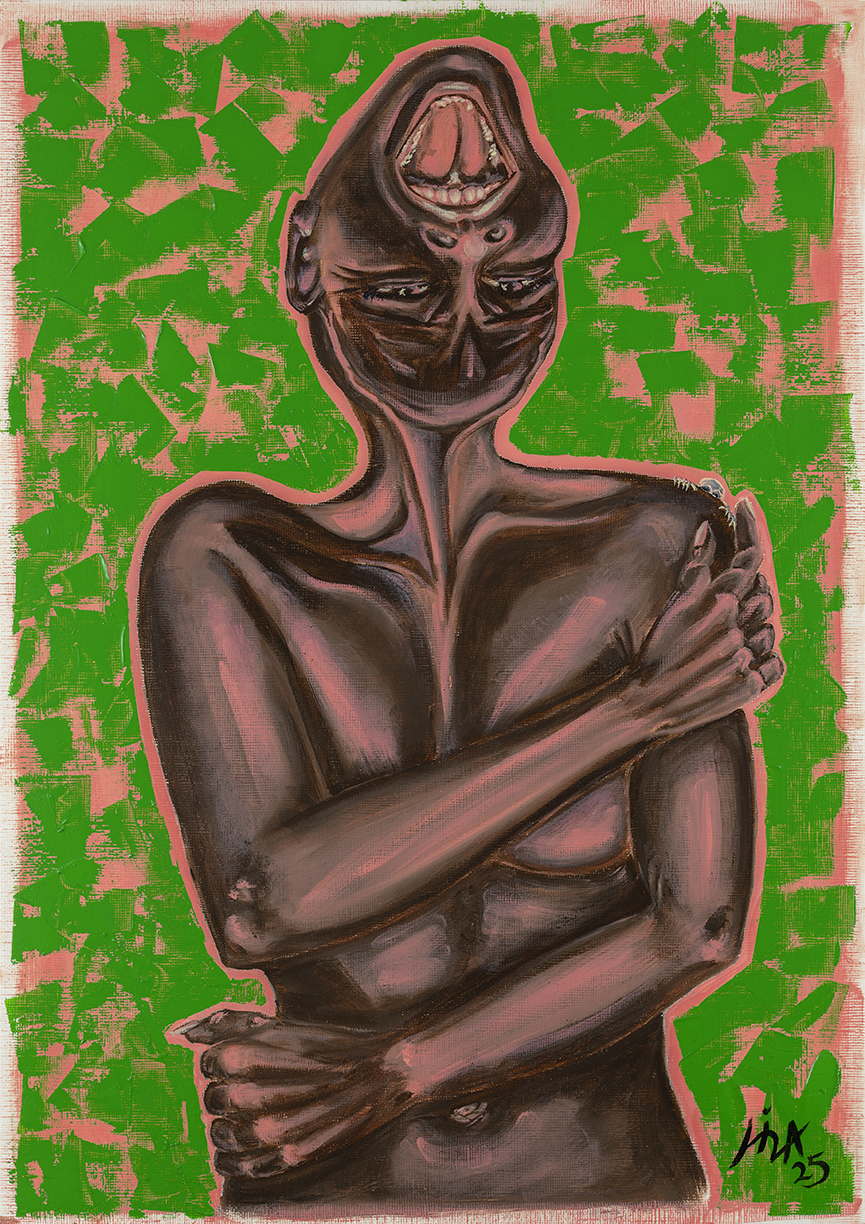 "Be kind to yourself" original oil painting 