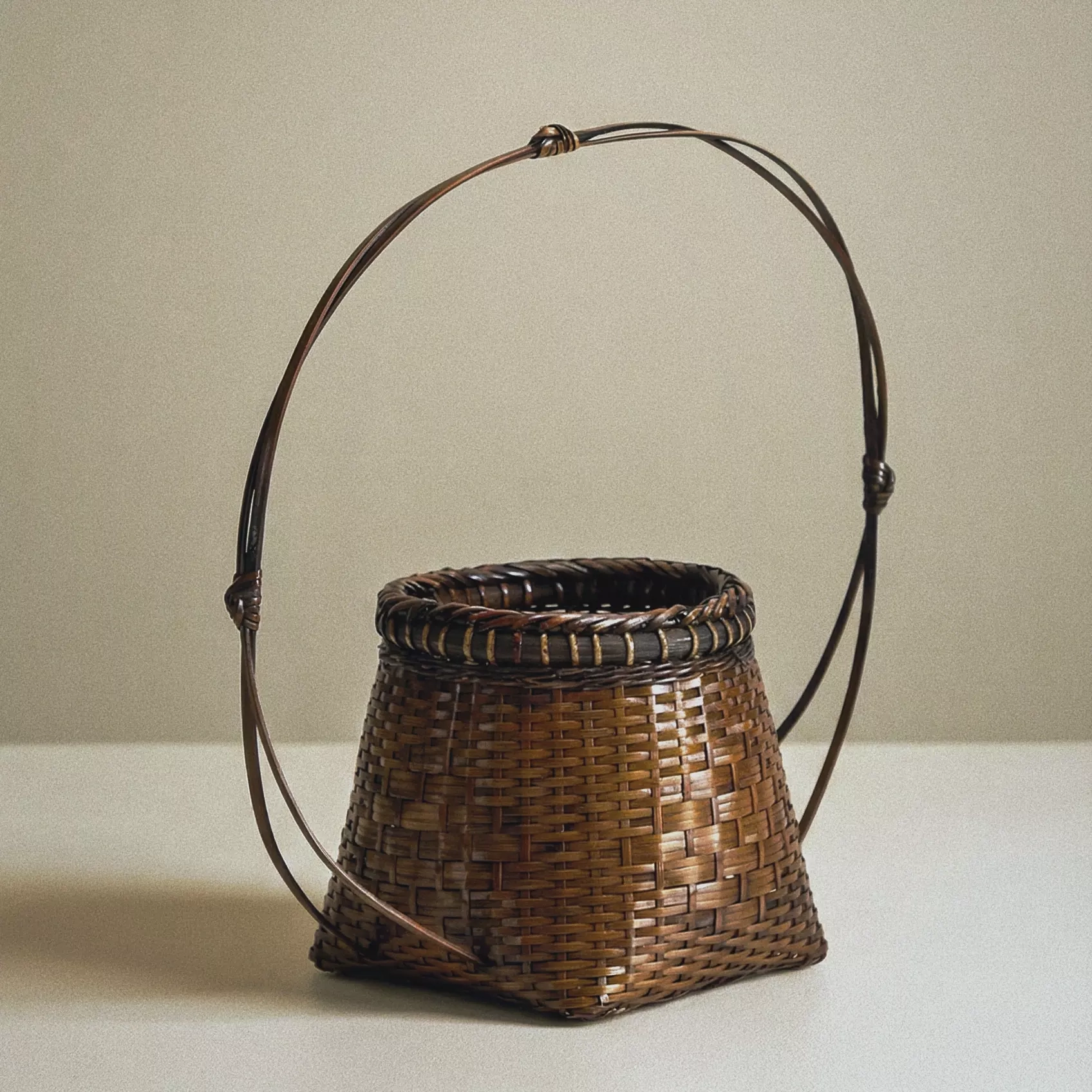 Handwoven Rattan Basket