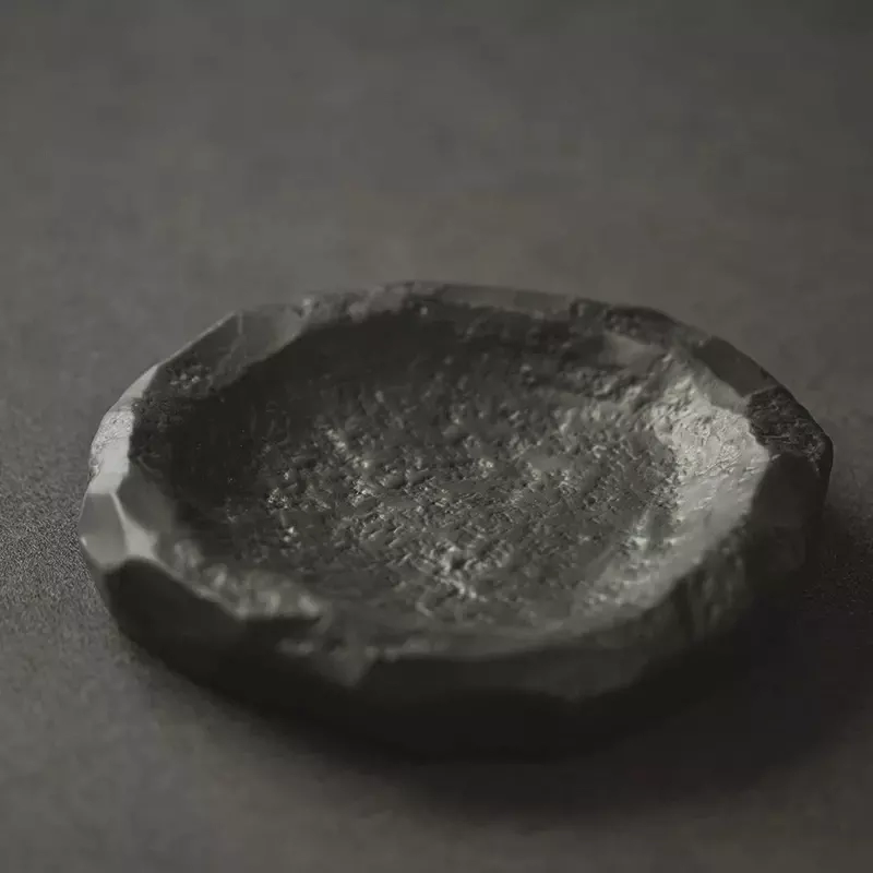 Black Meteorite Crater Jewelry Tray