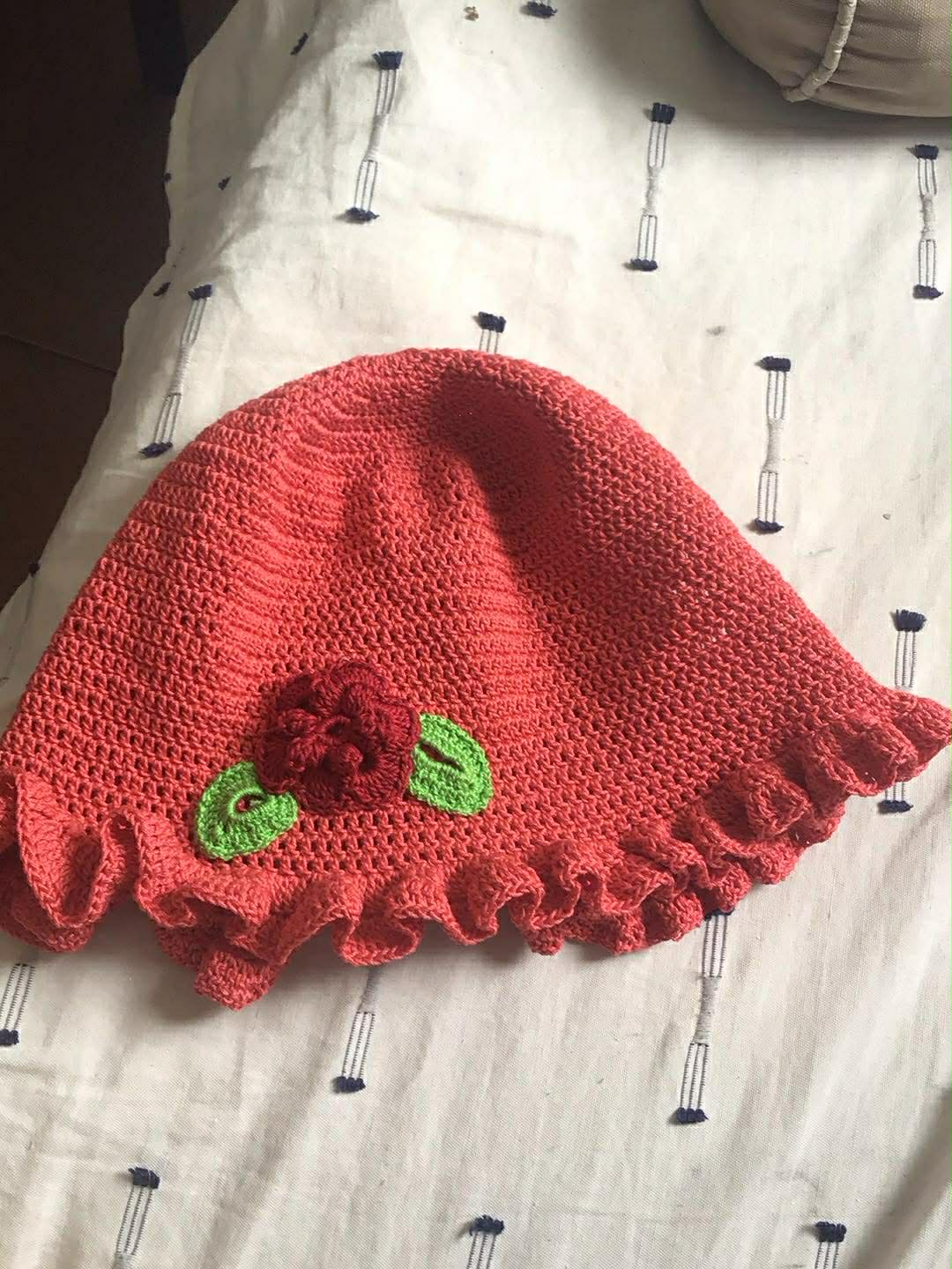 Couvre chef en crochet