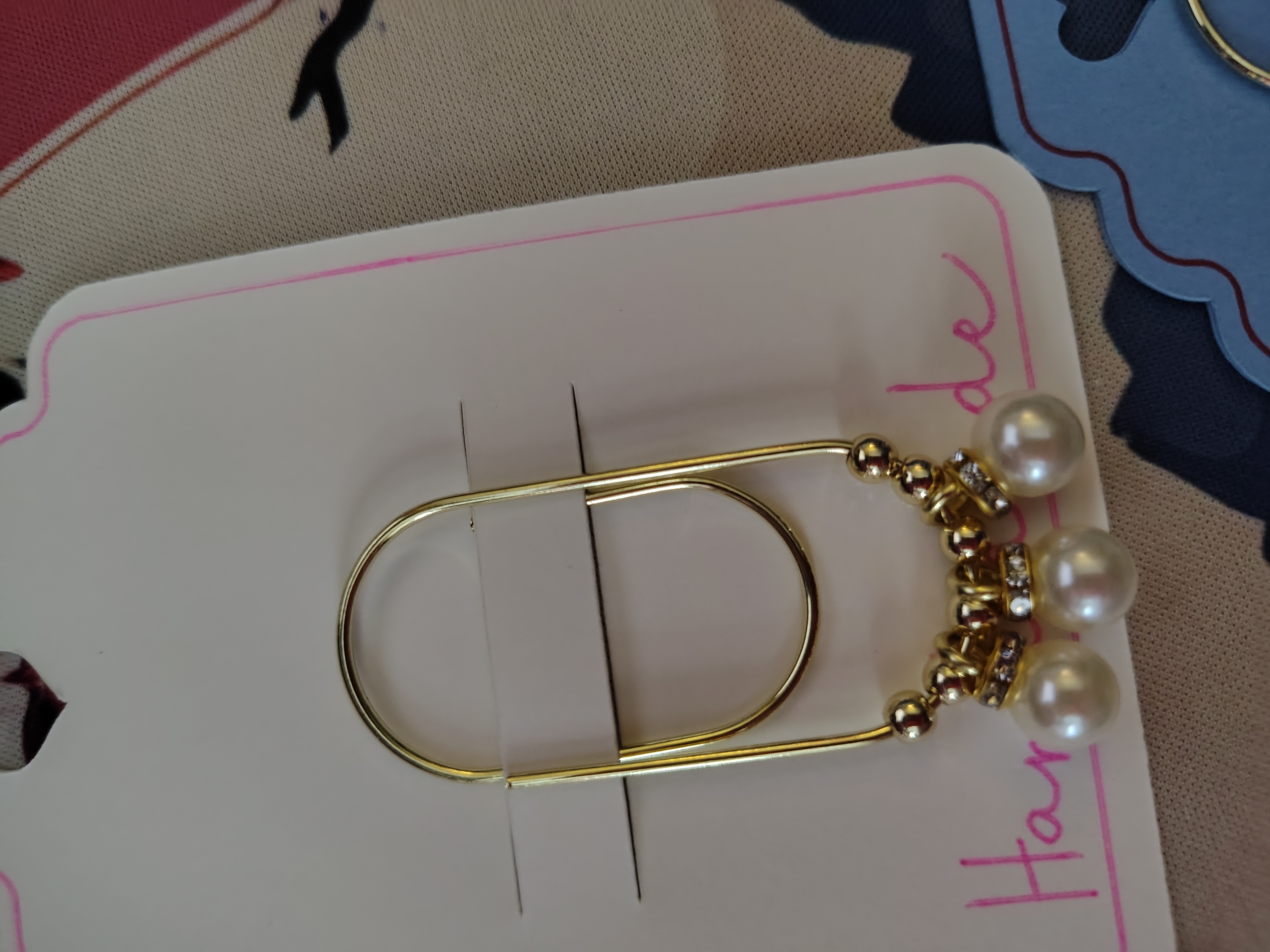 Gold Lucky Charm Paperclip Bookmark for Planners